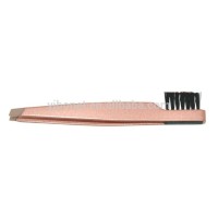 BTZ0401APointed and Slanted end Stainless steel eyebrow brush tweezers